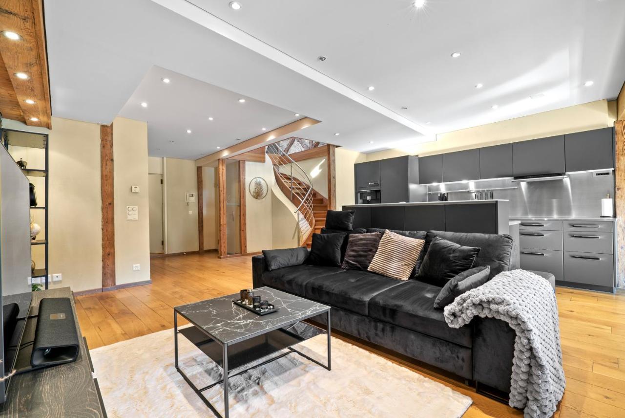 Ferienwohnung A&Y Oldtown Penthouse Loft Luzern Exterior foto