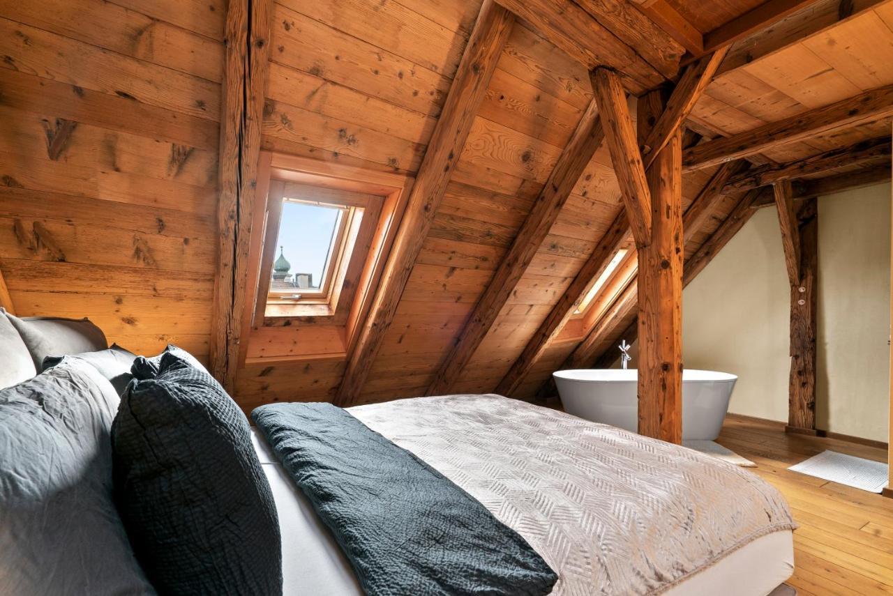 Ferienwohnung A&Y Oldtown Penthouse Loft Luzern Exterior foto